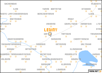 map of Lediny