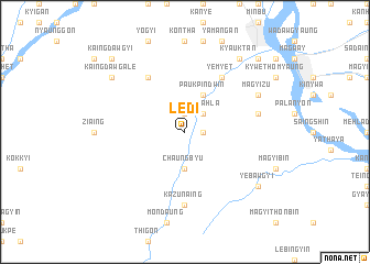 map of Ledi