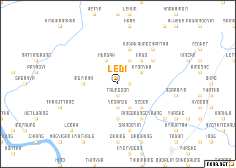 map of Lèdi