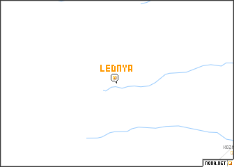 map of Lednya