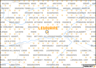 map of Le Douaire