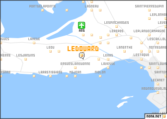 map of Le Douard