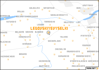 map of Ledovskiye Vyselki