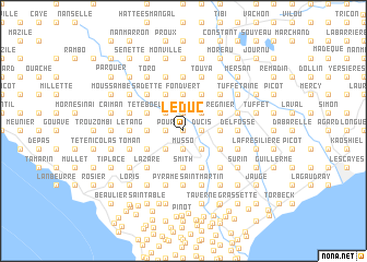 map of Le Duc