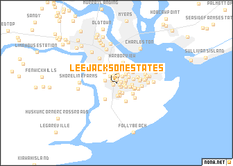 map of Lee Jackson Estates