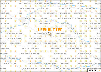 map of Leemputten