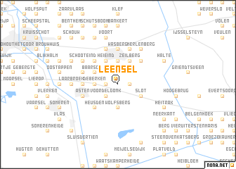 map of Leensel