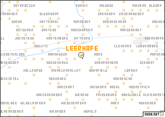 map of Leerhafe