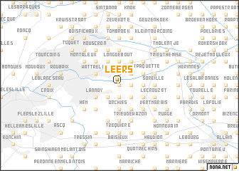 map of Leers