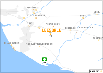 map of Leesdale