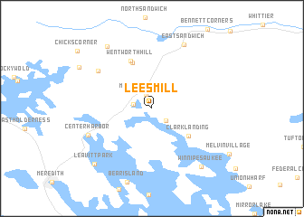 map of Lees Mill
