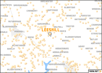 map of Lees Mill