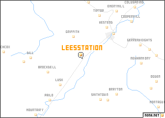 map of Lees Station