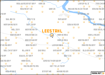 map of Leestahl