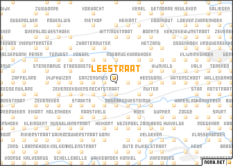 map of Leestraat