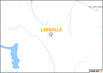 map of Leesville