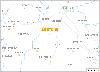 map of Leetown