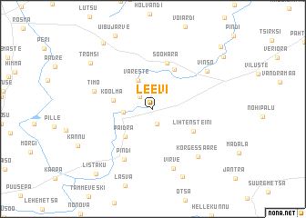 map of Leevi