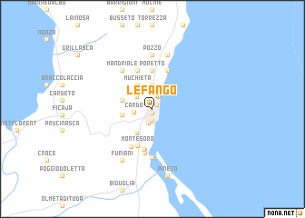 map of Le Fango
