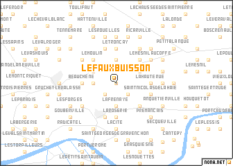 map of Le Faux Buisson