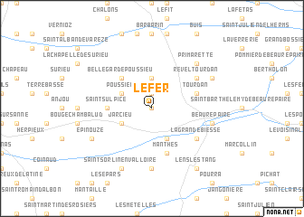 map of Le Fer