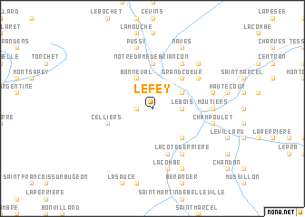 map of Le Fey