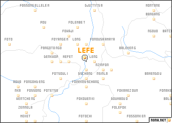 map of Lefè