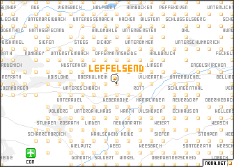 map of Leffelsend