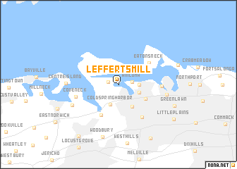 map of Lefferts Mill