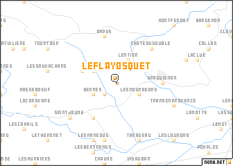 map of Le Flayosquet