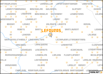 map of Le Fouras