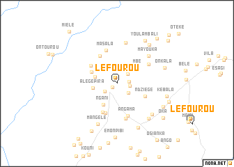 map of Léfourou