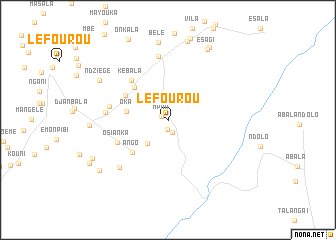 map of Léfourou