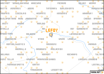 map of Le Foy