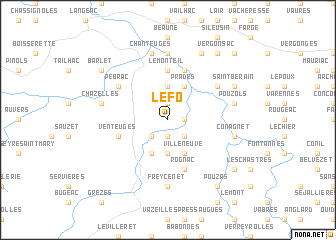 map of Le Fo