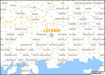 map of Lefranc