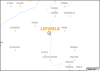 map of Lefunelo