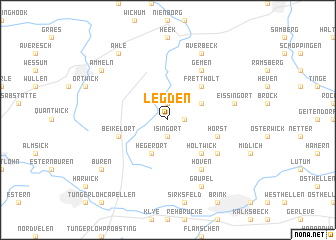 map of Legden