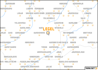 map of Legel