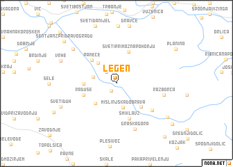 map of Legen