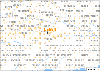 map of Léger