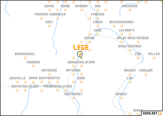 map of Lège