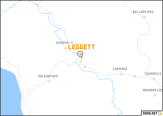 map of Leggett