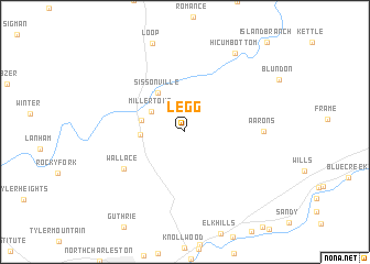 map of Legg