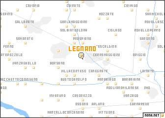 map of Legnano