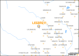 map of Lēgôngyi