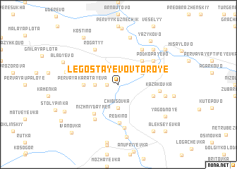 map of Legostayevo Vtoroye