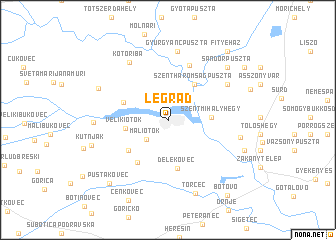 map of Legrad