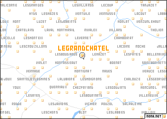 map of Le Grand Châtel