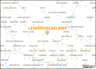 map of Le Grand Val de la Nef